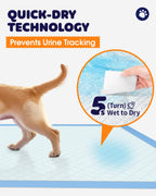 Powools Puppy Pads, 22 x 22 in, Super Absorbent, Spill-Proof, 100 Packs