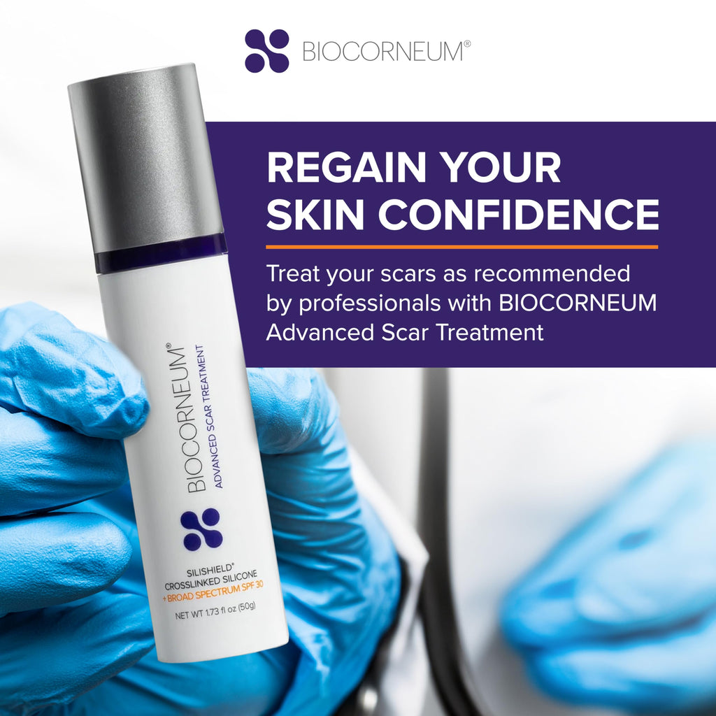 Advanced Scar Treatment with Silishield® & SPF 30 20g – Silicone Scar Gel for Surgical Scars & Keloids – Scar Cream for Old or New Scars – Surgeon Recommended – Safe for Adults & Kids – Made in USA