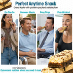 Wonderslim High Fiber Protein Bars, Fluffy S'more Crisp | 15g Protein, 8g Fiber | Low Sugar, Low Carb | Healthy Indulgence | Satisfying, Supports Energy & On-the-Go Convenience, 7 Pack