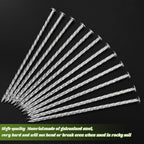 150 Pack 6 Inch Turf Nails for Artificial Grass Galvanized Metal Landscape Stakes Spiral Spikes for Weed Barrier, Garden Lawn Paver Edging, Securing Fences
