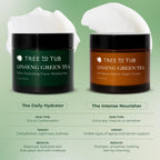Tree To Tub Hydrating Face Moisturizer for Dry & Sensitive Skin - Water Based Hyaluronic Acid Facial Moisturizer, Moisturizing Face Cream for Women & Men w/Organic Aloe, Green Tea, Natural Ginseng
