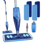 IOPRETTY Microfiber Hardwood Floor Mop - Spray Mop with 4 Washable Pads