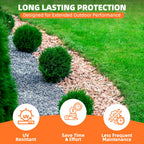 Shabebe Rock Glue for Landscaping 1 Gallon, Ultra-Stick Mulch Bond Gravel Binder & Stone Adhesive, 100% Water-Permeable Pea Gravel Stabilizer, Long-Lasting Rock Glue for Paths, Patios & Borders