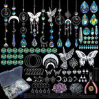 DIY Suncatchers Kit, 400pcs Sun Catchers Supplies Art and Crafts for Adults