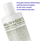 MALIN+GOETZ Hand + Body Wash | Gentle Foaming Cleanser with Botanical Extracts and Amino Acids | Hydrating, pH-Balanced, Unisex Scent | Vegan & Cruelty-Free (Eucalyptus, 16 Fl Oz)