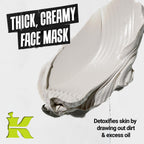 Kiehl's Rare Earth Pore Minimizer Face Mask, with Bentonite and Amazonian White Clay and Allantoin, Oil Absorbing Facemask for Normal to Oily Skin - 4.2 fl oz