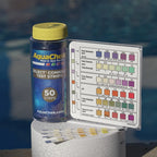AquaChek Select Connect 7-Way Pool and Spa Test Strips Complete Kit - Pool Test Strips for pH, Total Chlorine, Free Chlorine, Bromine, Alkalinity, Total Hardness, and Cyanuric Acid - (50 Strips)