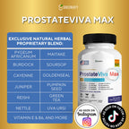 GREENVIFY ProstateViva Max Prostate Supplements for Men Capsules, Health Supplements - Maximum Strength, All Natural to Support Normal & Healthy Function (240 Capsules)