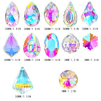 164 Pcs Sun Catchers Kit for Adults, Crystals Chandelier Prism Replacement