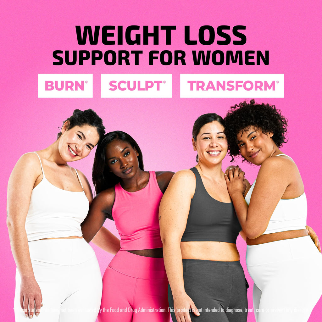 Weight Loss Pills for Women | Fat Burners for Women | Metabolism Booster for Weight Loss Supplement with Raspberry Ketones | Appetite Suppressant, Stomach Fat Burner & Weightloss Diet Pills | 60 Ct