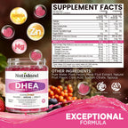 DHEA Supplement for Women, DHEA 50mg with Omega-3, Magnesium & Antioxidant Blend, Supports Hormone Balance, Healthy Aging, Immunity & Energy, DHEA 25 mg per Gummy, Non-GMO, Sugar Free, 60ct