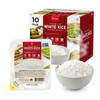 IRIS Instant White Rice, 10PK, Japanese Short Grain Vegan, Microwave 80 sec