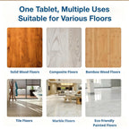 200 Pcs Multiple Effect The Floor Clean, Floor Cleaning Tablets, Multi Effect Floor Cleaner, Concentrated Cleaner for Hardwood, Tile, Laminate & More (Blue, 200 Pcs)
