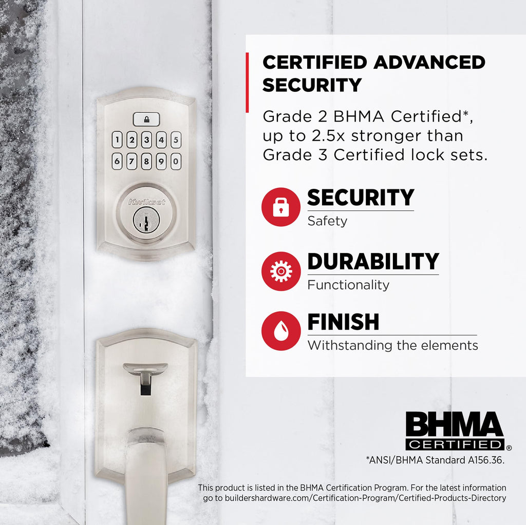 Kwikset SmartCode 260 Keyless Entry Electronic Keypad Deadbolt Door Lock