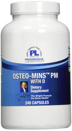 Progressive Labs Osteo-Mins PM with D Supplement, 240 Count