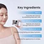 Lepique Retinol Night Cream 1.69oz - No.1 Korean Premium Overnight Repair Cream for Face and Neck - Collagen, Centella, Hyaluronic Acid - Anti aging, Acne, Moisturizer, Face Cream, Hydrating, Firming