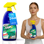 TSPE Cleaner Spray – 500ml Eco-Friendly No-Rinse Degreaser for Walls, Wood, Cabinets & Paint Prep – Phosphate-Free TSP Alternative – Biodegradable, Septic Safe, Non-Toxic Cleaning Solution