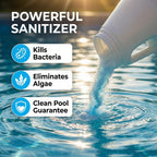 ClearView Chlorine Granules 5 Lbs for Swimming Pools, Pool Chlorine Shock Granular Sanitizer for Spas, Fast Dissolving Chlorinating Granules for Hot Tubs