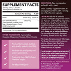 Saw Palmetto for Women with Biotin 5000mcg - Powerful DHT Blocker to Support Hair, Skin, and Nail Health - 60 Count - Vegan, Non-GMO Vitamin for Stronger, Fuller Looking Locks - 1 Month Supply