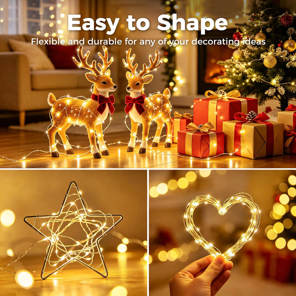 btfarm 30 Pack Fairy Lights Battery Operated Twinkle Lights with 3 Modes