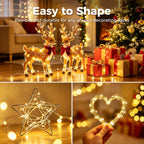 btfarm 30 Pack Fairy Lights Battery Operated Twinkle Lights with 3 Modes