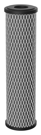 Pentair Pentek C1 Carbon Water Filter, 10-Inch, Under Sink Dual Purpose Powdered Activated Carbon-Impregnated Cellulose Replacement Cartridge, 10" x 2.5", 5 Micron, Black