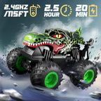 BEZGAR Monster Truck Toys, 1:20 Remote Control Car with Light & Music