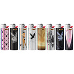 BIC Pocket Lighter, Special Edition Playboy (Holographic) Collection, Assorted Unique Lighter Designs, 8 Count Pack of Lighters