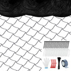 Unves 25 x 100 Ft Bird Netting, 2.4" Square Mesh Bird Net for Chicken Coop
