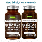 Igennus High Potency Methylated Multivitamin for Women with Gentle Iron, 5-MTHF Folate & Methylcobalamin B12, Pure & Clean, Sustained Release, Active B-Complex & K2 MK-7, Non-GMO, 60 Vegan Tablets