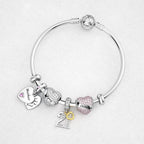 DALARAN 4PCS Stopper Charms Fit Pandora Bracelet Rubber Spacer Beads