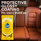 Pledge Expert Care Enhancing Wood Wipes, Lemon Scent (Pack of 6, 144 Total Count), Yellow