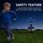 Rocket Launcher for Kids -200 Feet of Flight Altitude, Auto Electric Rocket Toys with Safe Parachute, Outdoor Summer Yard Toys Christmas Birthday Gifts for Boys & Girls Age 6 7 9 10 12 8-13 Years Old