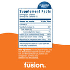 Bariatric Fusion Calcium Citrate Chewable Tablet | Orange Citrus Flavored | Chewable Calcium Citrate | Bone Health Support* | Gluten, Dairy and Soy Free | Non-GMO | 124 Count
