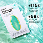 Dr.Jart+ Dermask Soothing Hydra Solution Korean Face Mask for Visibly Irritated Skin | Sheet Mask | Korean Skin Care, 5 Pack