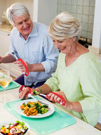 Adaptive Utensils for Disability Gadgets Swivel Fork Spoon Easy Grip Safe Stainless Steel,for Hand Tremors Parkinson's patients, 360° Rotatable Alzheimers Handicap accessories for daily living Elderly
