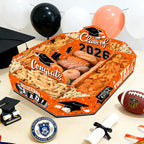 2026 Graduation Party Supplies Kit - Class of 2026 Decor Set with Congrats Grad Food Trays, Graduation Decorations & Favors for a Memorable Grad Party（Orange & Black）