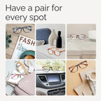 CCVOO Reading Glasses for Women/Men, Eyeglasses, Blue Light Readers for Women/Men, Computer Eye Glasses, Cheaters