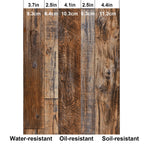 WENMER 17.71 inch x 236 inch Brown Wood Peel and Stick Wallpaper Shiplap Self Adhesive Wall Paper Wood Plank Wallpaper for Countertop Cabinet Shelf Drawer Wall Door