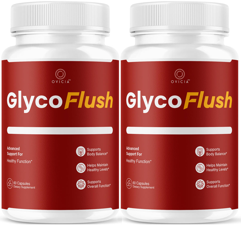 (2 Pack) GlycoFlush - GlycoFlush Capsules Advanced Formula All Natural Ingredients Support Daily Pills Maximum Strength Vitamins for Health and General Wellness Reviews, 120 Capsules for 2 Months