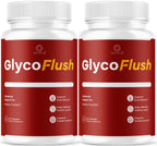 (2 Pack) GlycoFlush - GlycoFlush Capsules Advanced Formula All Natural Ingredients Support Daily Pills Maximum Strength Vitamins for Health and General Wellness Reviews, 120 Capsules for 2 Months