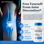 ArthroGenX Joint Supplement Capsules, Official ArthroGenX Maximum Joint Relief Pills, Maximum Strength, Natural Support Joint Flexibility, Comfort & Movement, Arthro Gen X Reviews (60 Capsules)