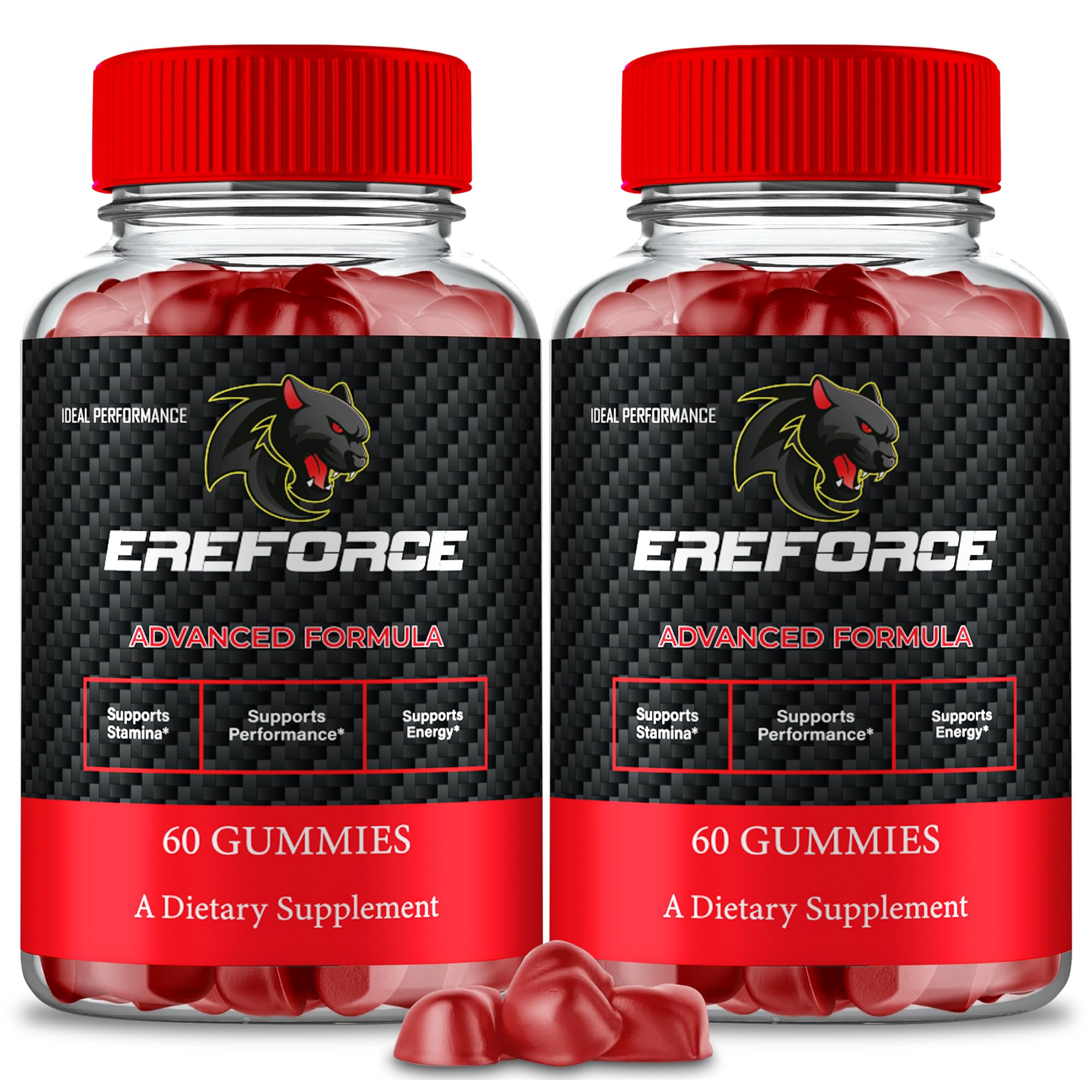 Ereforce Gummies, Ereforce Reviews Supplement Gummies - Maximum Strength Performance, All Natural Support Overall Health & Wellness, Premium Ere Force Advanced Support Gummy Reviews (2 Pack)