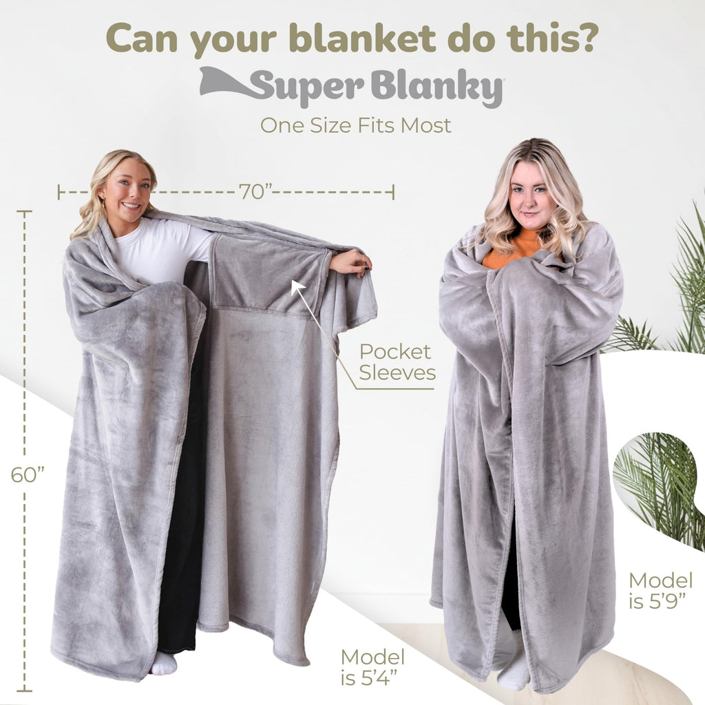 Super Blanky Wearable Blanket for Women & Men Christmas Day Gifts for Women