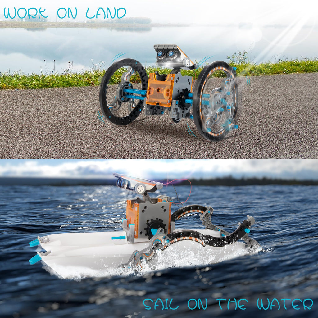 14-in-1 Solar Robot Kit for Kids, Stem Projects for Kids Age 8-12 ...