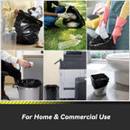 Wowflash 100 Count 17 Micron Extra Heavy Duty 4 Gallon Trash Bags