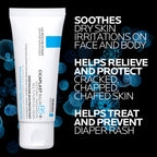 La Roche-Posay Cicaplast Balm B5, Healing Ointment and Soothing Therapeutic Multi Purpose Cream for Dry & Irritated Skin, Body and Hand Balm, Baby Safe, Fragrance Free