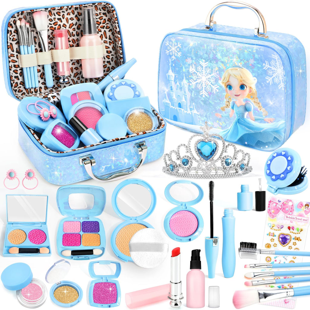 Pretend Play Fake Makeup Set for Kids Toddlers 3-5 5-8