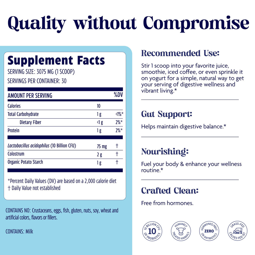 Enzymedica Colostrum Plus Probiotic, 3.25 OZ