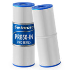 Swimara 2-Pack PRB50-IN, C-4950, FC-2390 Replacement Hot Tub Filter, Compatible with Jacuzzi J-200 & Pentair Spa Filter, 50 Sq.Ft., Pro Series